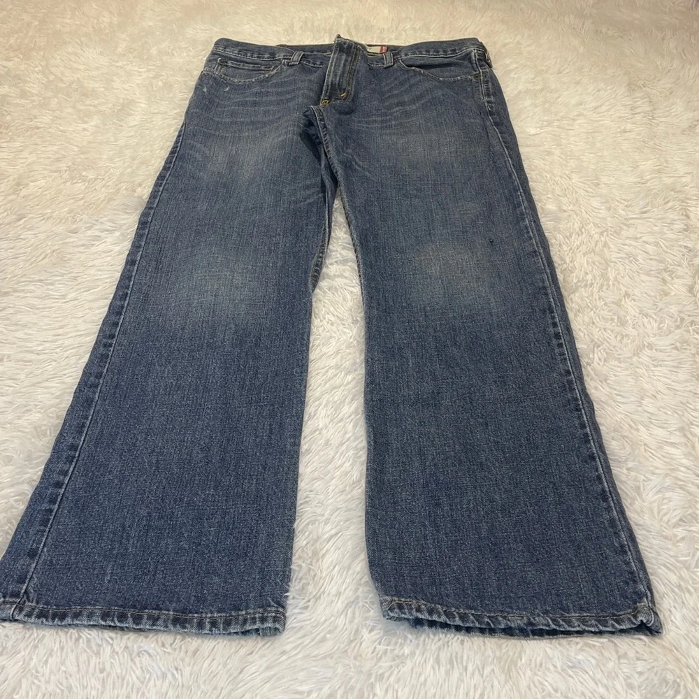 Levi's 527 Dark Blue Boot Cut Jeans MENS SIZE  36/32